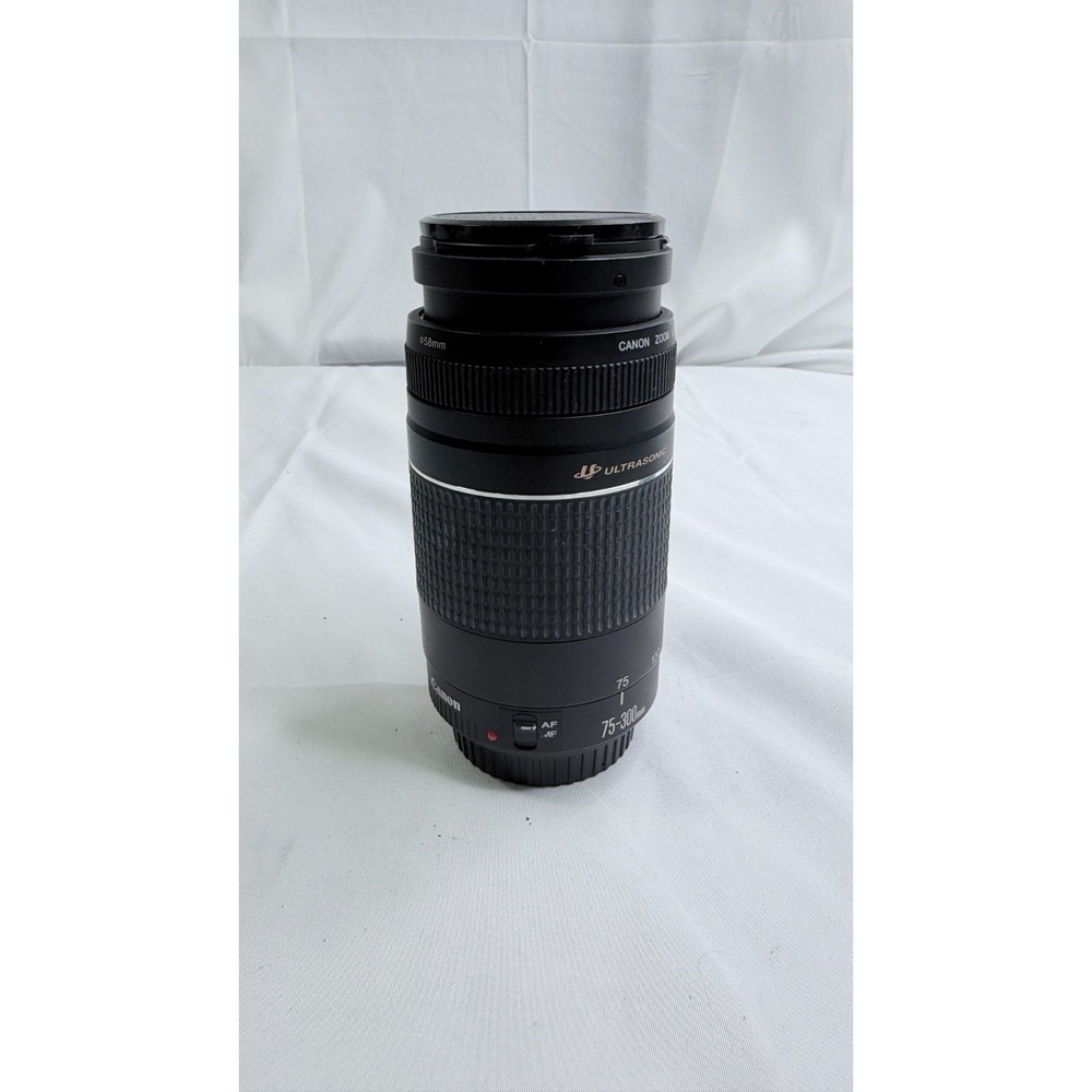 Canon EF 75-300mm f/4-5.6 II USM Ultrasonic Zoom Lens Tested Working